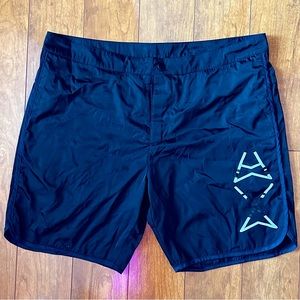 Armani Exhange AX Logo Black Fast Dry Beach Pool Swim Board Trunks Street Shorts